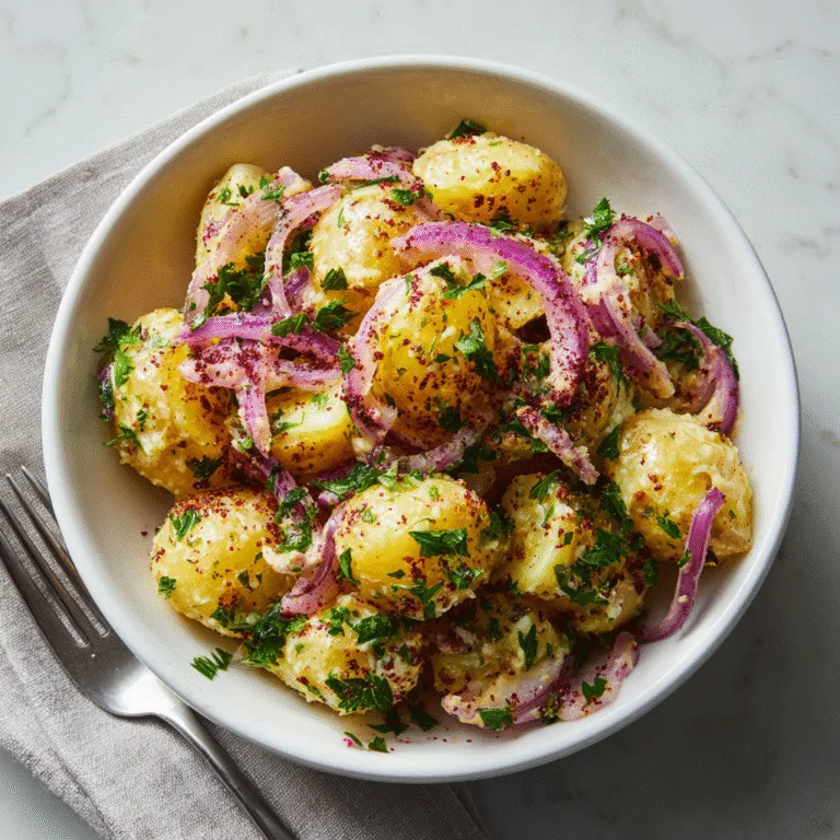 Sumac Potato Salad – A Fresh Mediterranean Twist