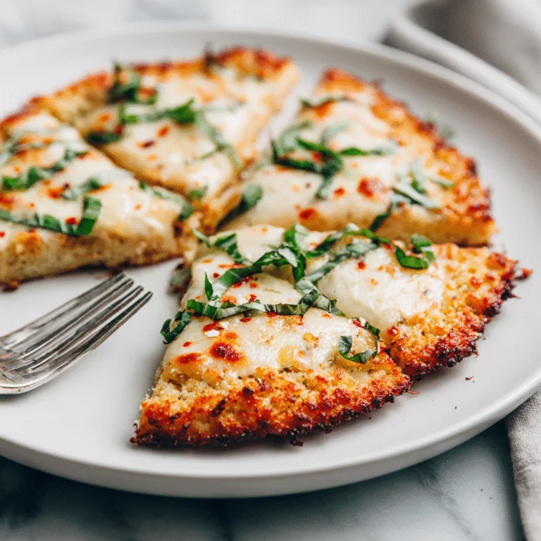The BEST Cauliflower Pizza Crust (Gluten-Free & Sliceable!)