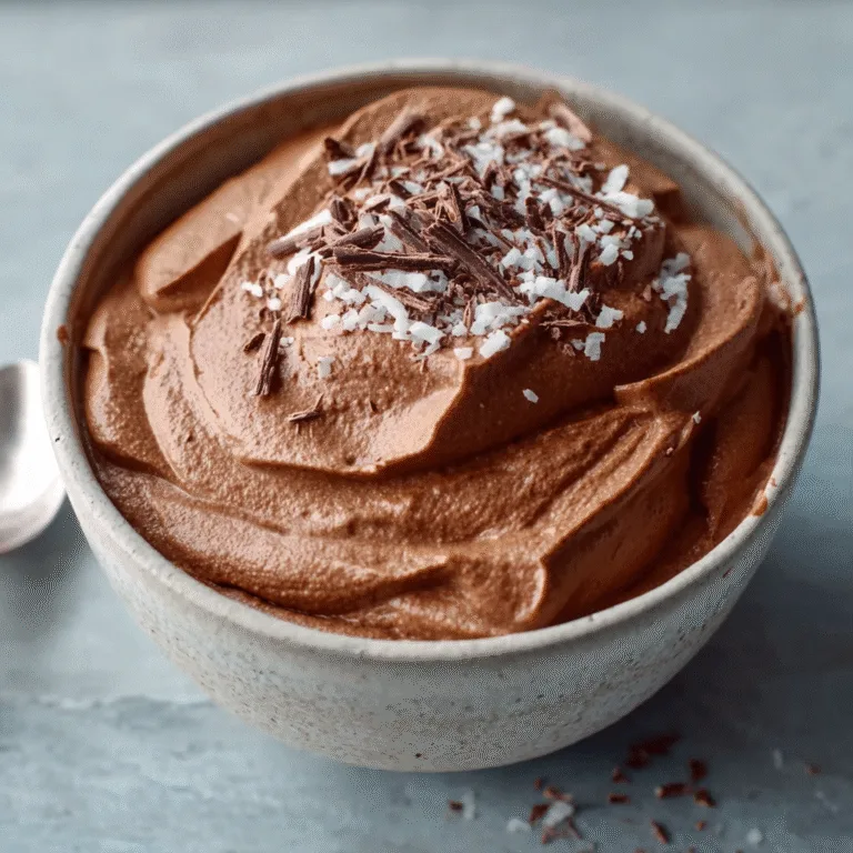 Coconut Milk Chocolate Mousse (3 Ingredients)