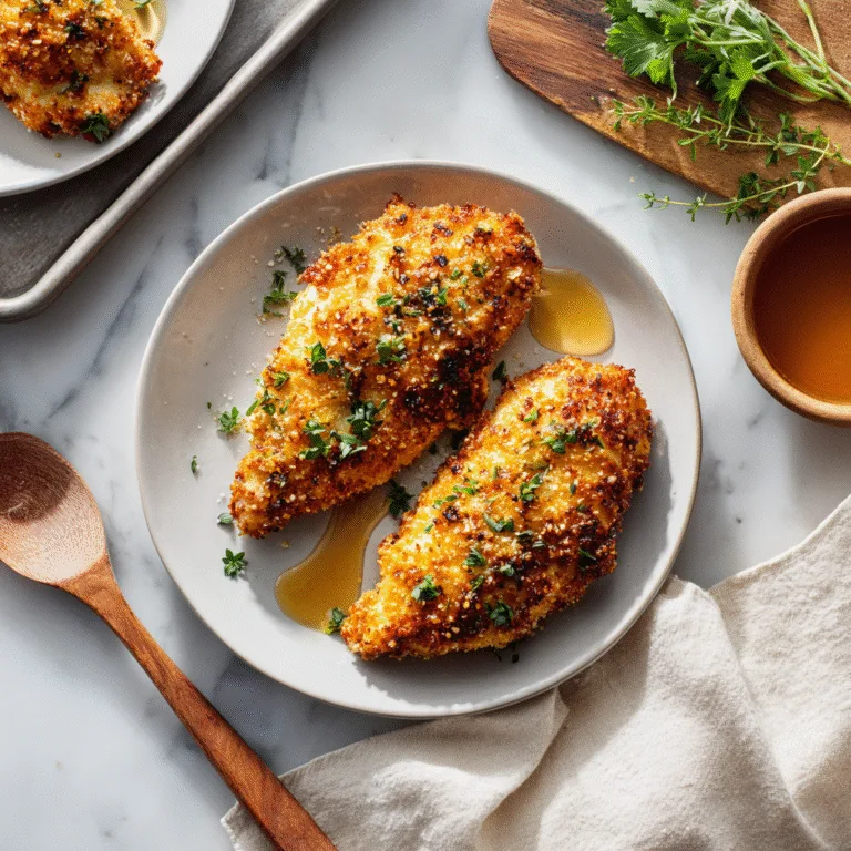 Baked Crunchy Hot Honey Chicken