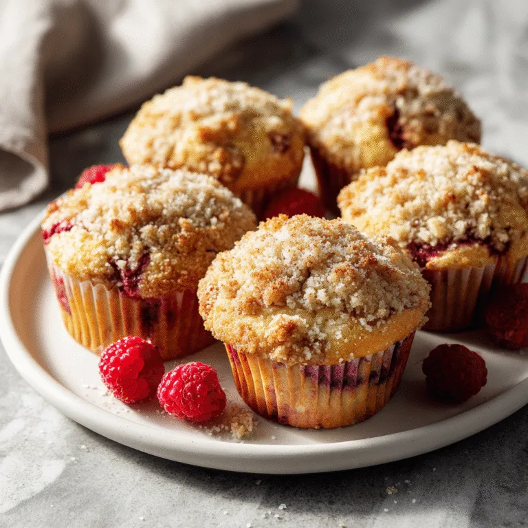 Raspberry Streusel Muffins