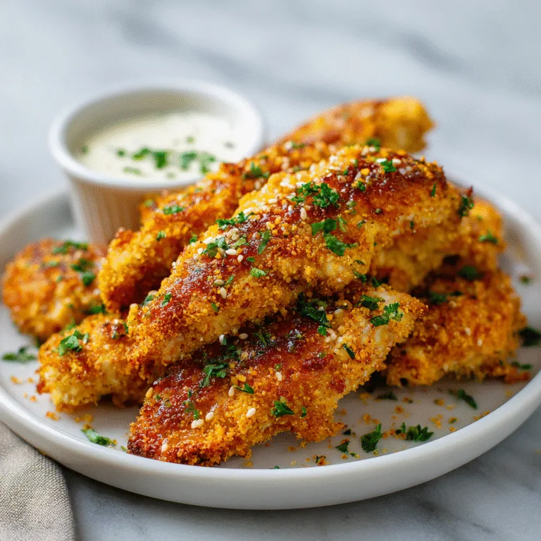 Crispy Turmeric Chicken Tenders (Oven-Baked & Gluten-Free)
