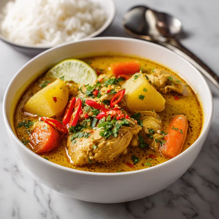 Crockpot Thai Yellow Curry Chicken