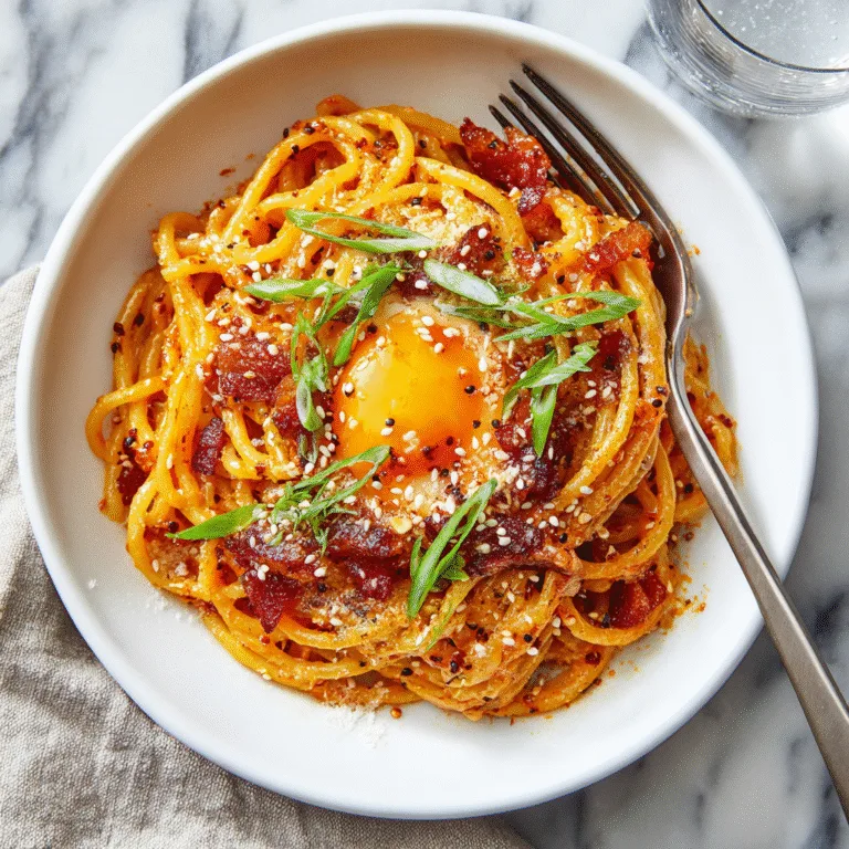 Gochujang Carbonara: The Bold Korean-Italian Fusion Pasta You Need to Try