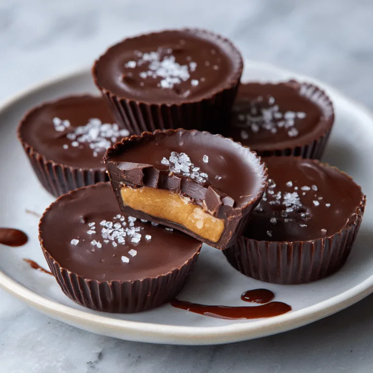 Homemade Healthy Peanut Butter Cups (Low Carb, Vegan, Gluten Free)