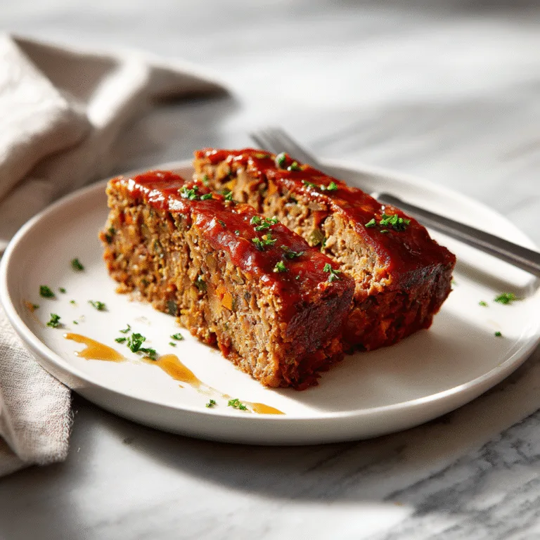 Mom’s Ultimate Vegetarian Lentil Loaf