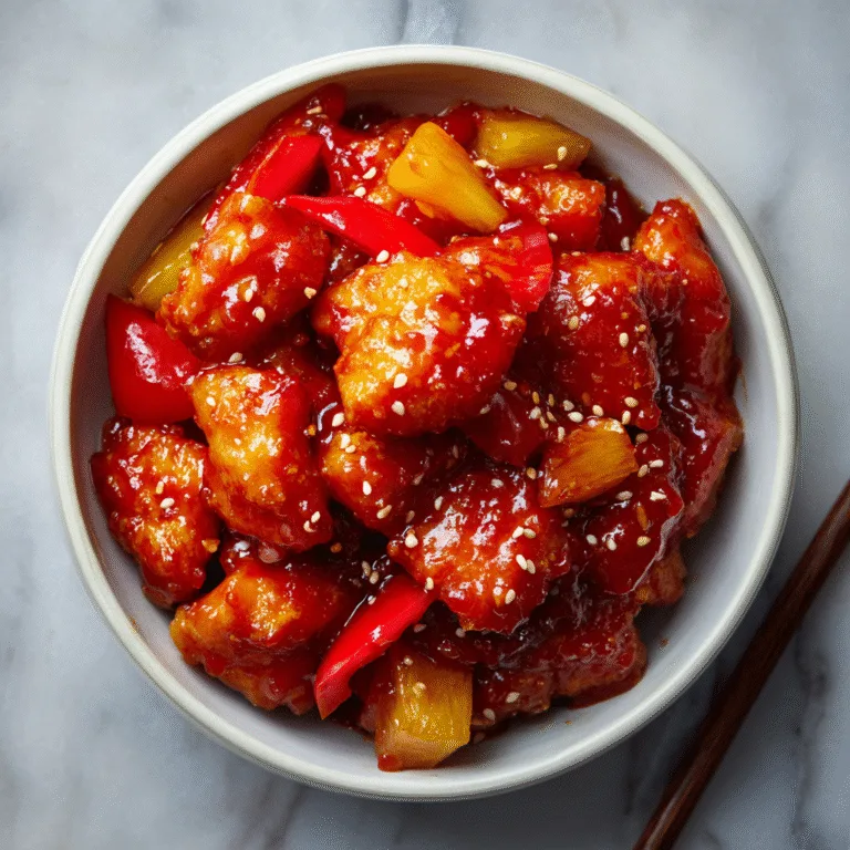 Easy Sweet and Sour Chicken — Takeout Flavor at Home