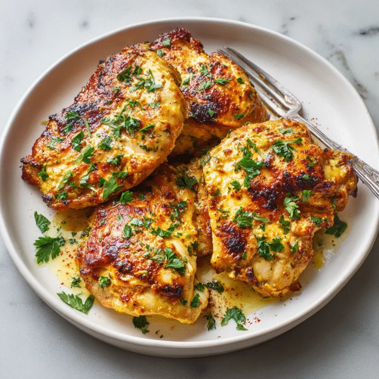 Yogurt Marinated Chicken – Juicy, Tender & Flavorful