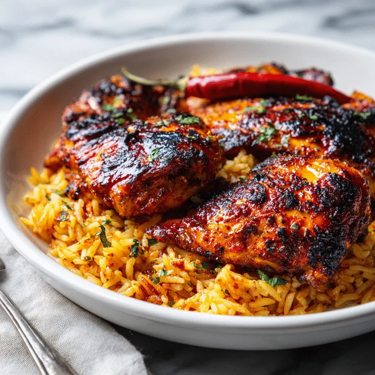 Peri Peri Chicken and Rice – Bold, Spicy & Irresistibly Comforting