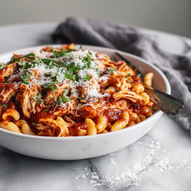 Slow Cooker Chicken Parmesan Pasta – The Ultimate Cozy, Cheesy Comfort Meal
