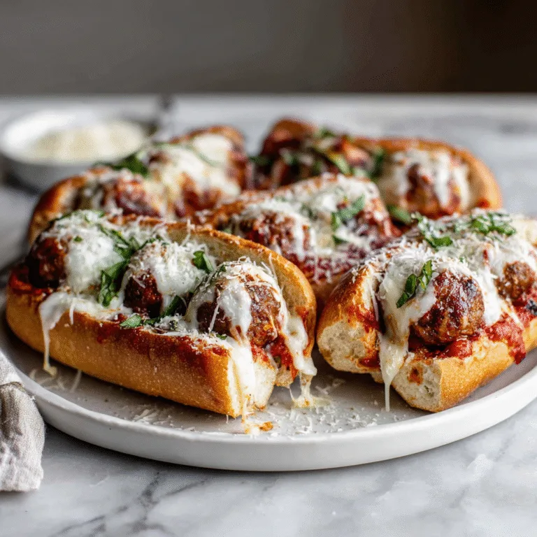 Mini Italian Meatball Subs – Cheesy, Saucy & Perfect for Sharing