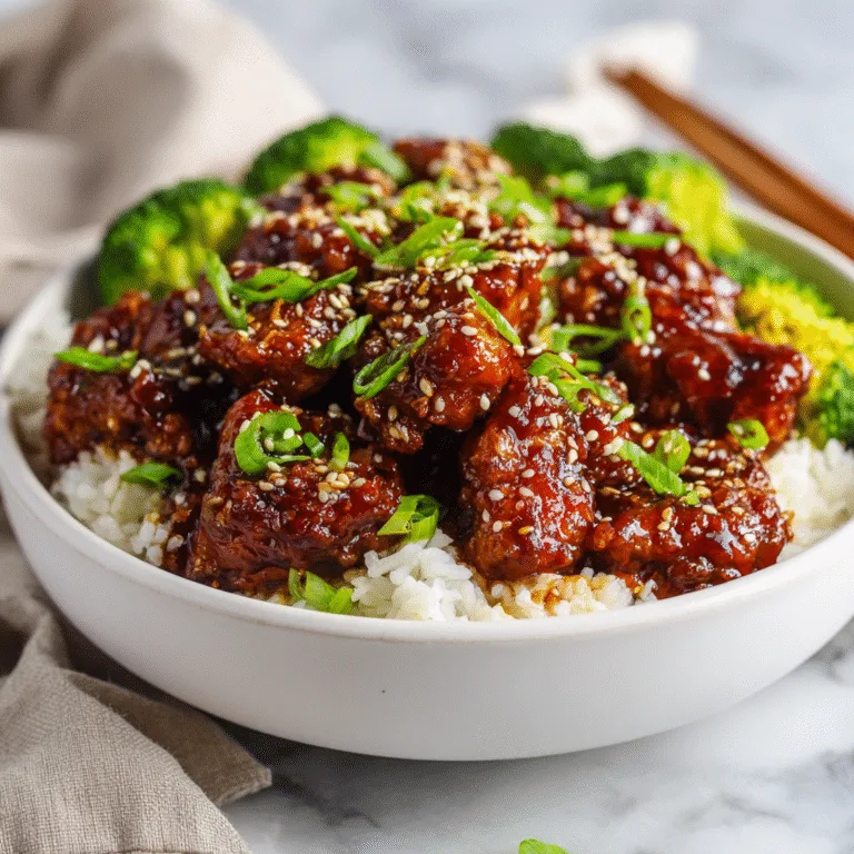 Sesame Chicken Bowls – Sweet, Sticky & Better Than Takeout