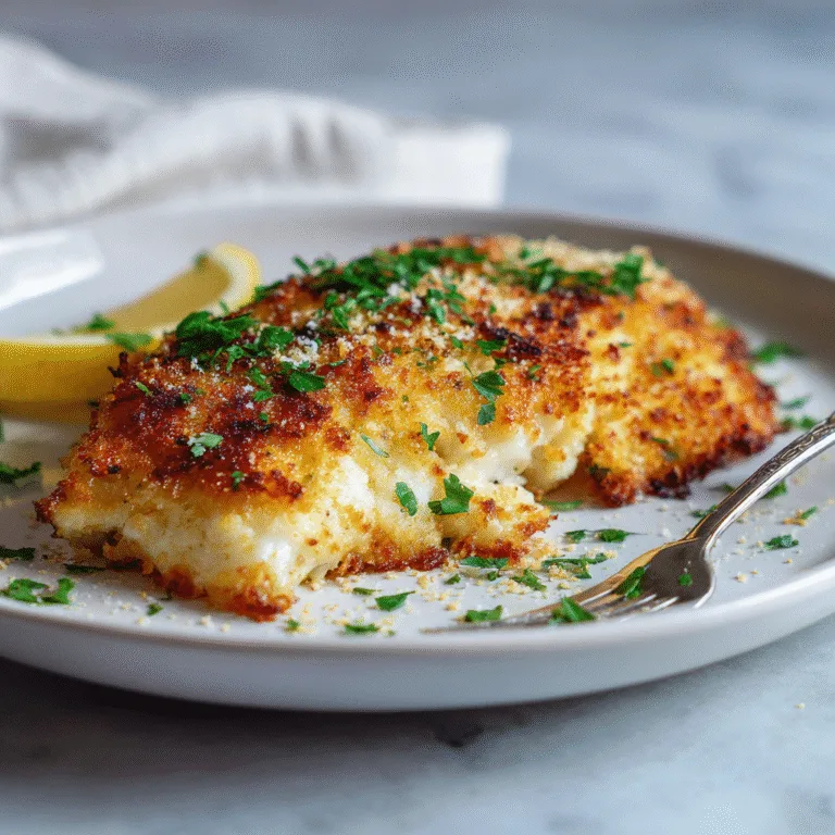 10-Minute Parmesan Crusted Fish – Easy, Healthy & Delicious