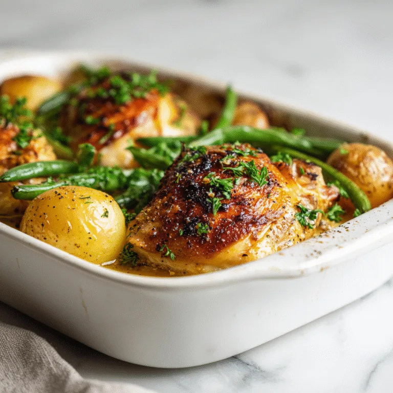 Chicken Potato Green Bean Bake – The Ultimate One-Pan Comfort Meal