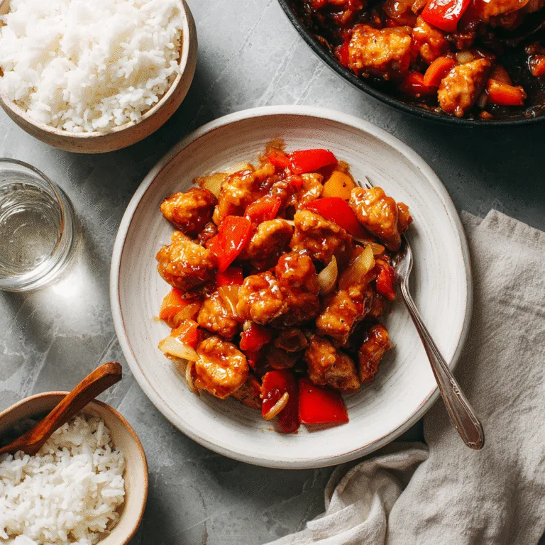 Easy Sweet and Sour Chicken — Takeout Flavor at Home