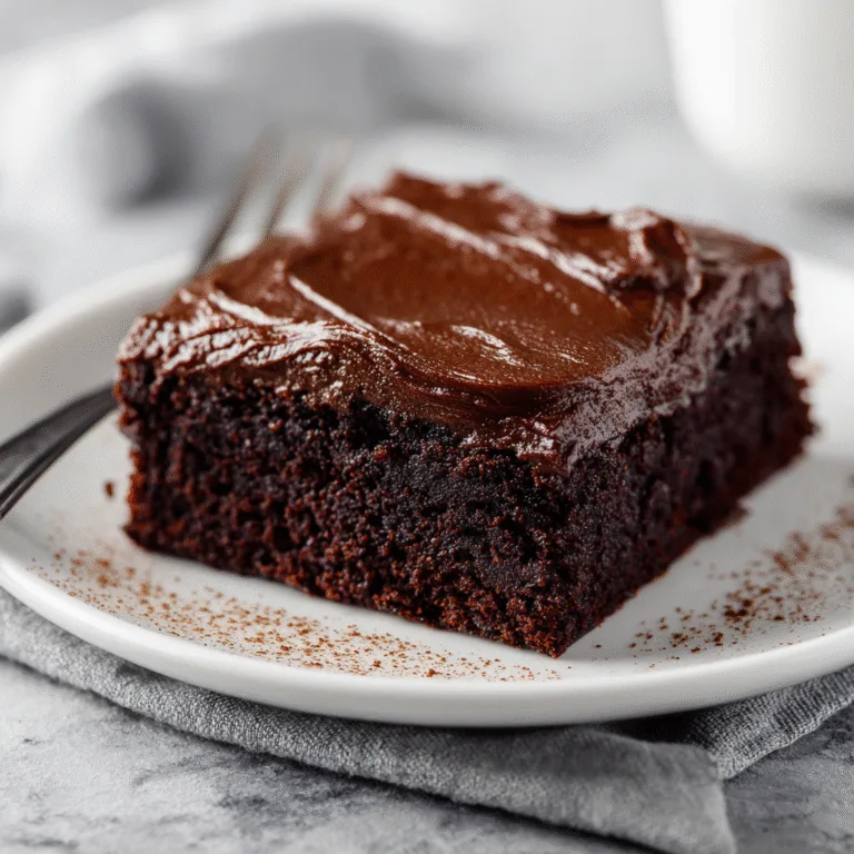 Brownie Frosting – The Perfect Chocolate Frosting for Brownies
