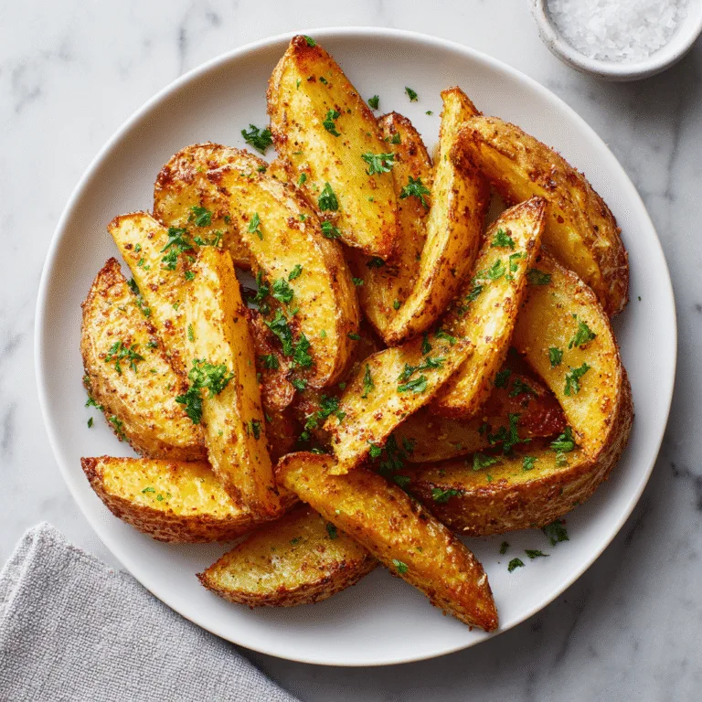 Crispy Baked Potato Wedges (Easy Oven Recipe Everyone Loves)