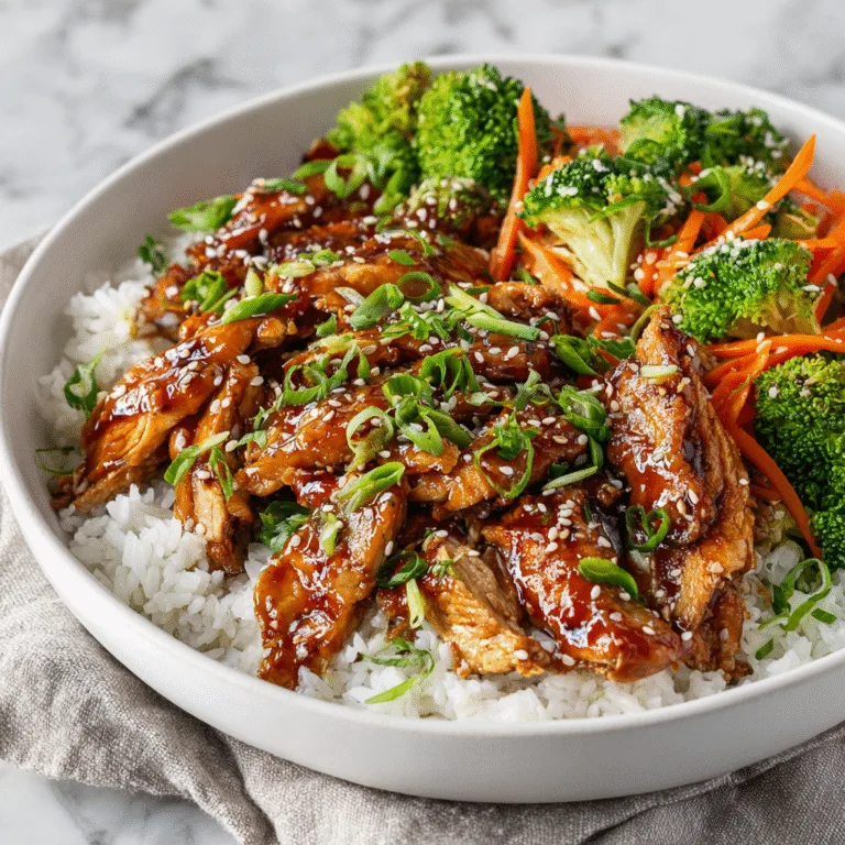 Healthy Sticky Chicken Bowls (High-Protein & Easy Weeknight Dinner)