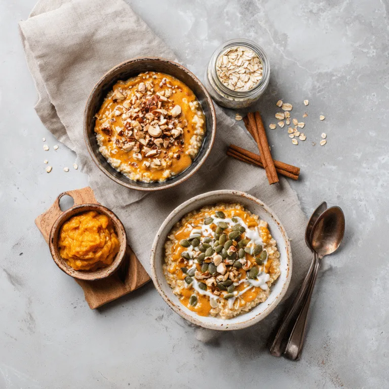 Quick Pumpkin Oatmeal