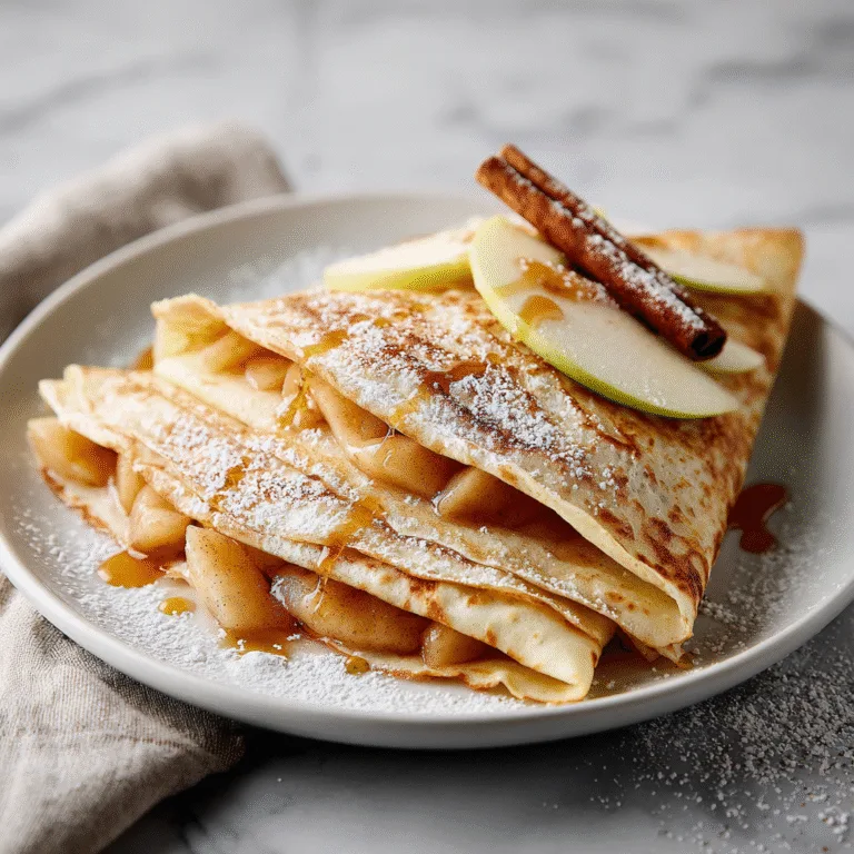 Apple Cinnamon Crepes