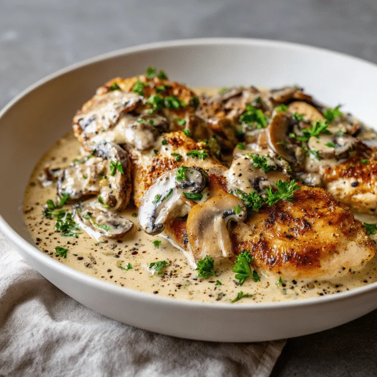 Creamy Mushroom Chicken