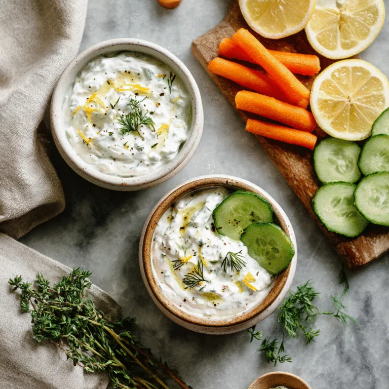 Creamy Feta Yogurt Dressing (or Dip!)