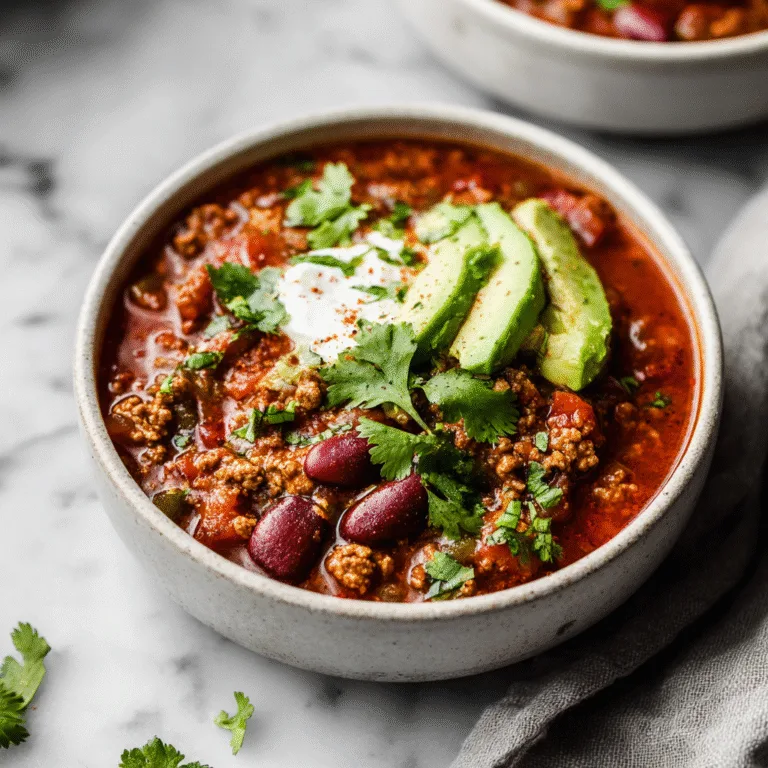 The Best Healthy Turkey Chili