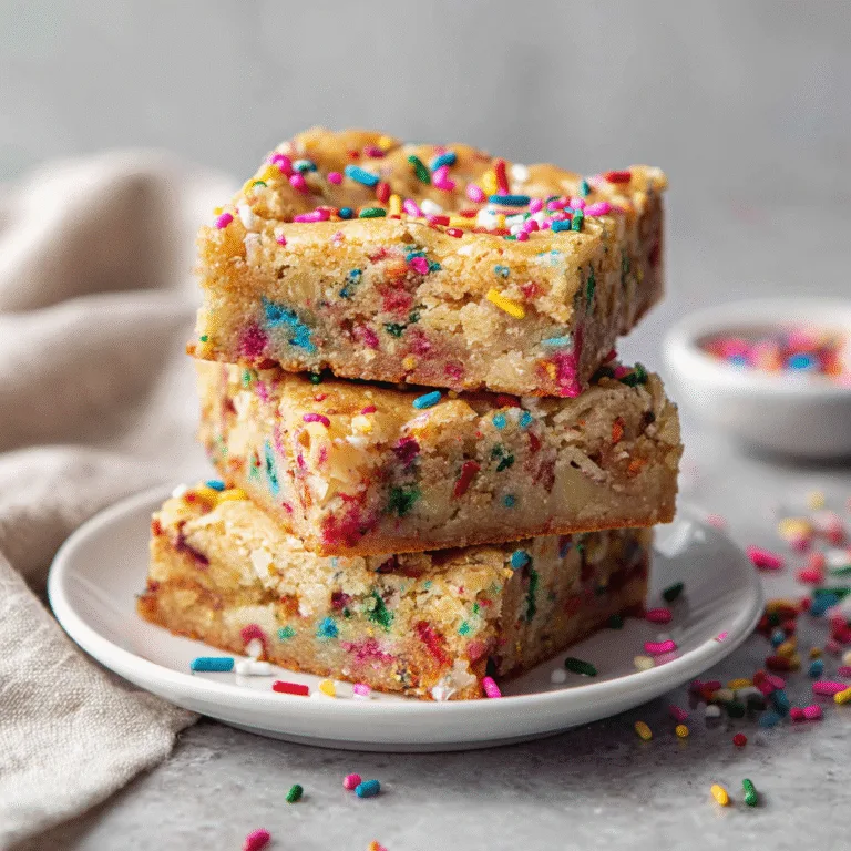 Chewy Funfetti Blondies