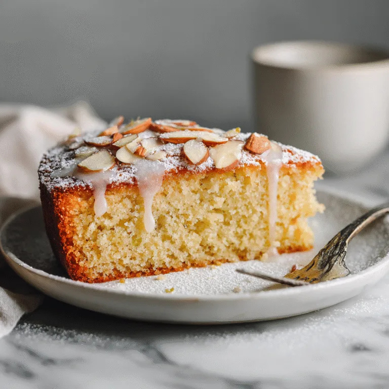 Cardamom Cake with Lemon and Almonds (Soft, Fragrant & Easy)