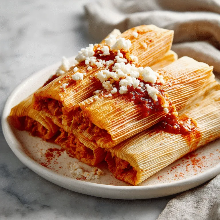 Authentic Pork Tamales Rojos (Soft, Flavorful & Traditional)