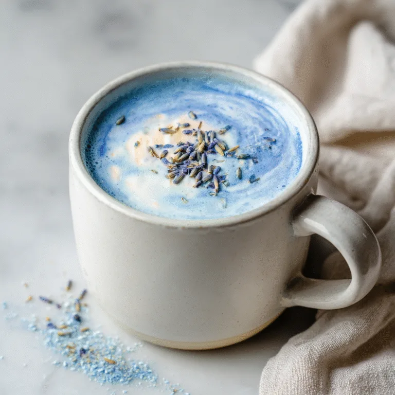Moon Milk Tea – Magical Blue Bedtime Drink (Calming & Caffeine-Free)