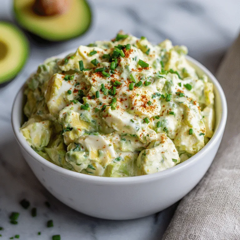 Avocado Egg Salad (Creamy, Healthy & No Mayo)