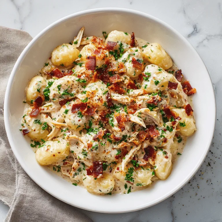 Creamy Crack Chicken Gnocchi: Ultra Comfort Food