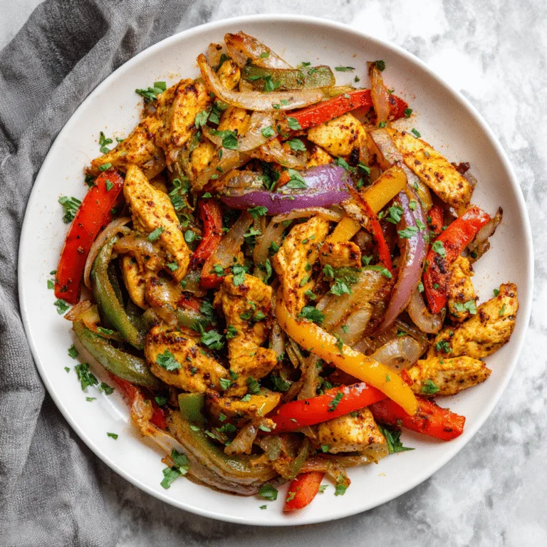 Sheet Pan Chicken Fajitas: Easy, Flavor-Packed Dinner