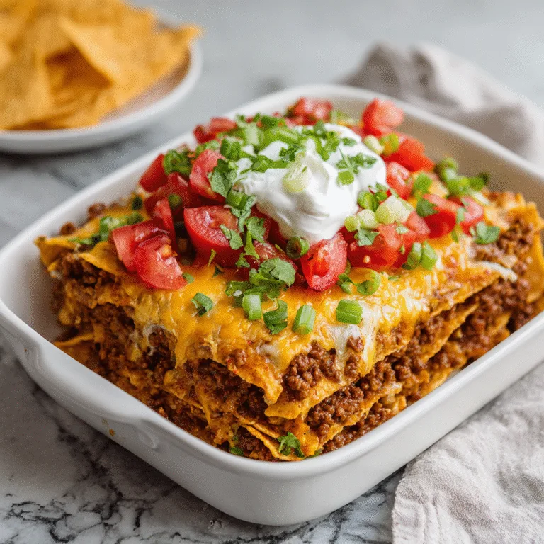 Ultimate Taco Casserole – Easy, Cheesy & Crowd-Pleasing!