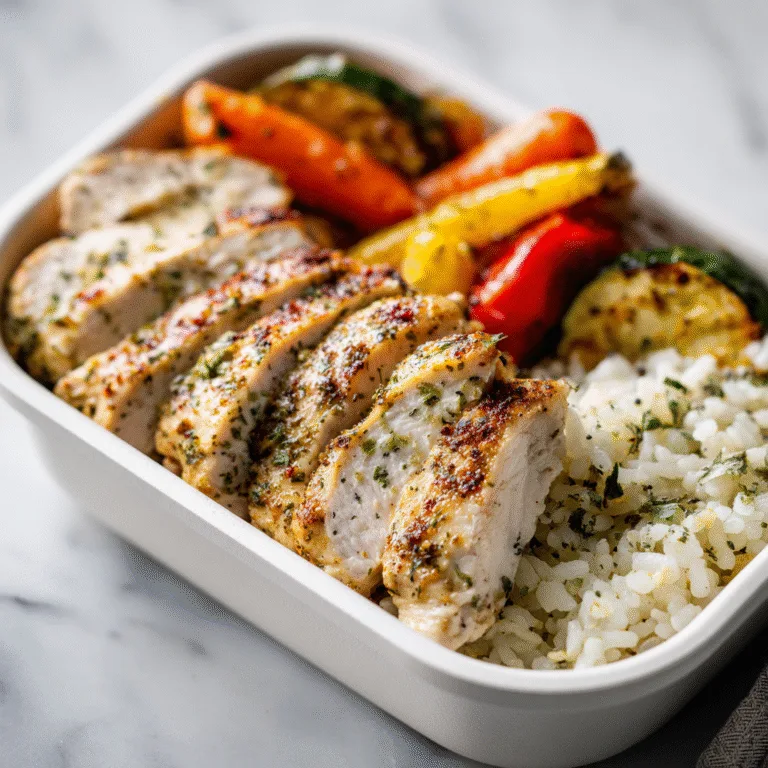 Ranch Chicken Meal Prep – Simple, Flavorful & Perfect for the Week!
