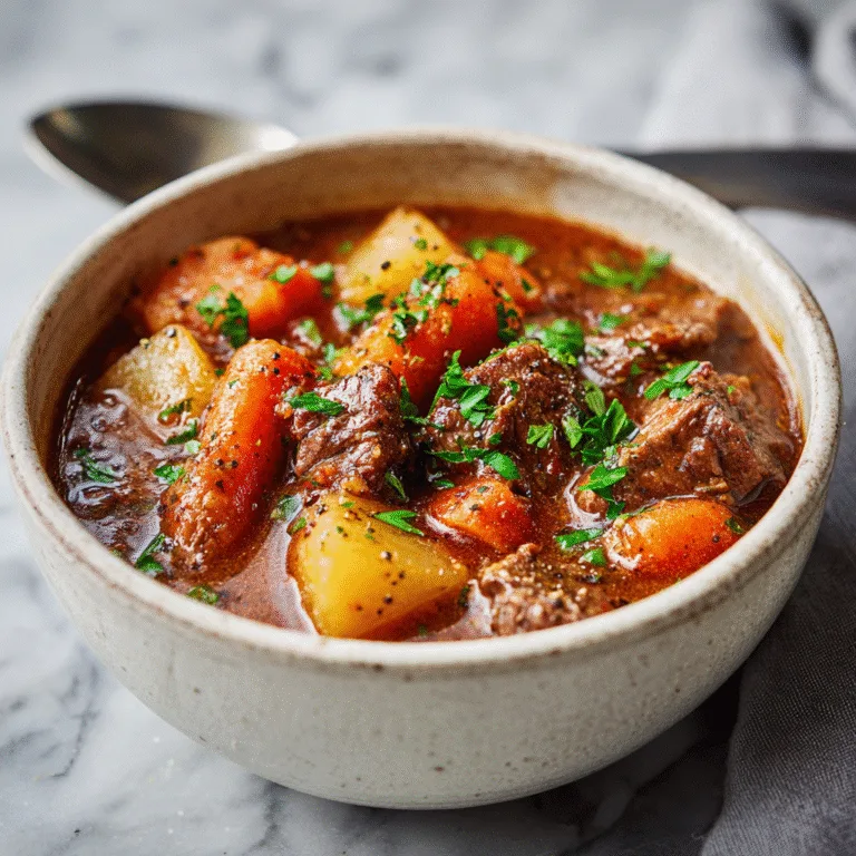 Beef Stew Without Tomatoes (Rich, Hearty & Full of Flavor)