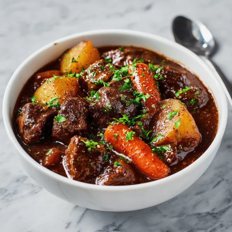 Beef Stew Without Tomatoes (Rich, Hearty & Full of Flavor)