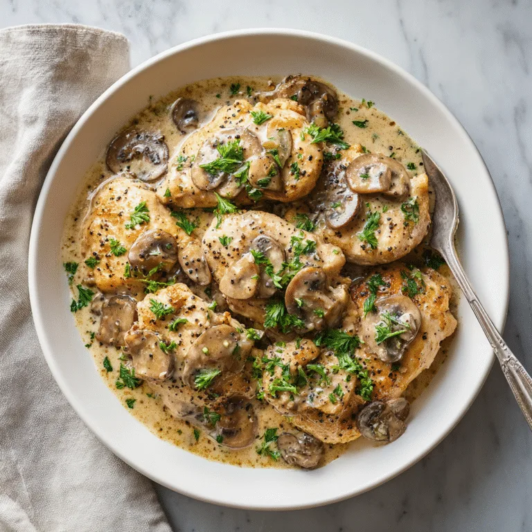 Creamy Crock Pot Chicken Marsala (Rich, Cozy & Effortless Dinner)