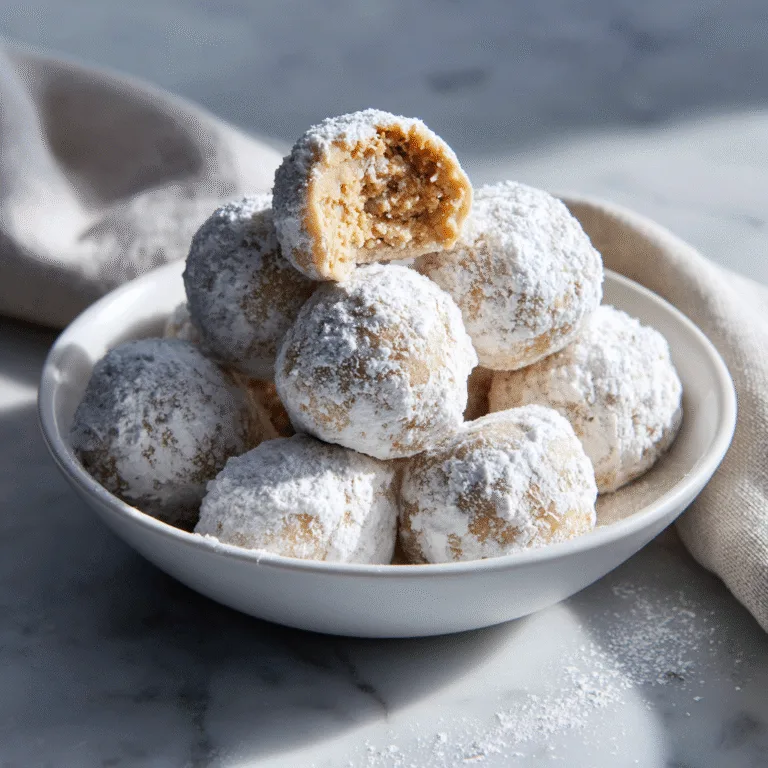 Peanut Butter Snowballs (Easy No-Bake Holiday Treat)