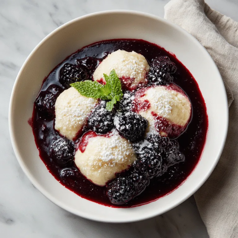 Blackberry Dumplings (Easy Stovetop Comfort Dessert)
