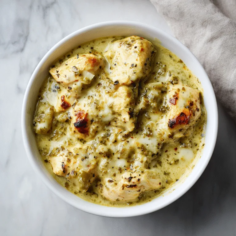 Keto Green Chile Chicken (Creamy, Low-Carb & Flavor-Packed)