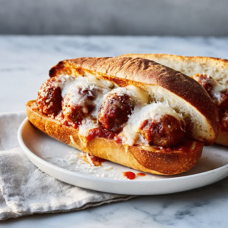 Easy Cheesy Meatball Subs (Melty, Saucy & Irresistible)