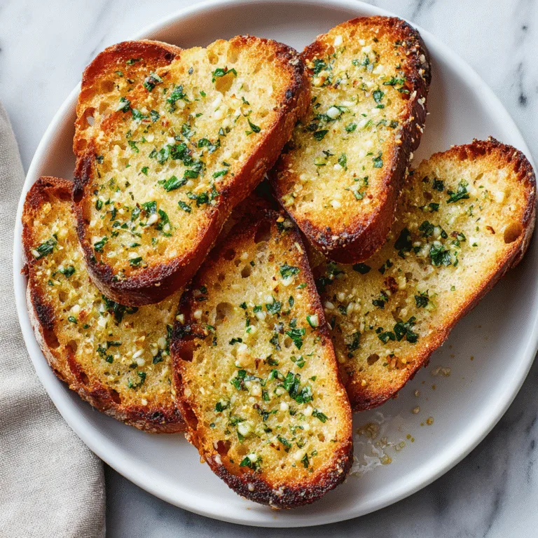 BEST Ever Garlic Bread (Buttery, Crispy & Irresistible)