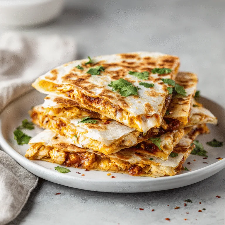 Chicken Quesadillas – Easy, Cheesy & Crispy!