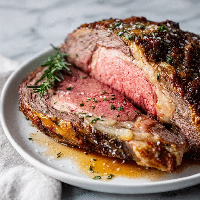 Perfect Prime Rib – Juicy, Tender & Holiday-Worthy
