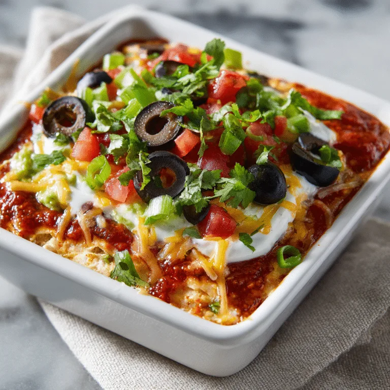 7 Layer Bean Dip – Easy, Fresh & Crowd-Pleasing
