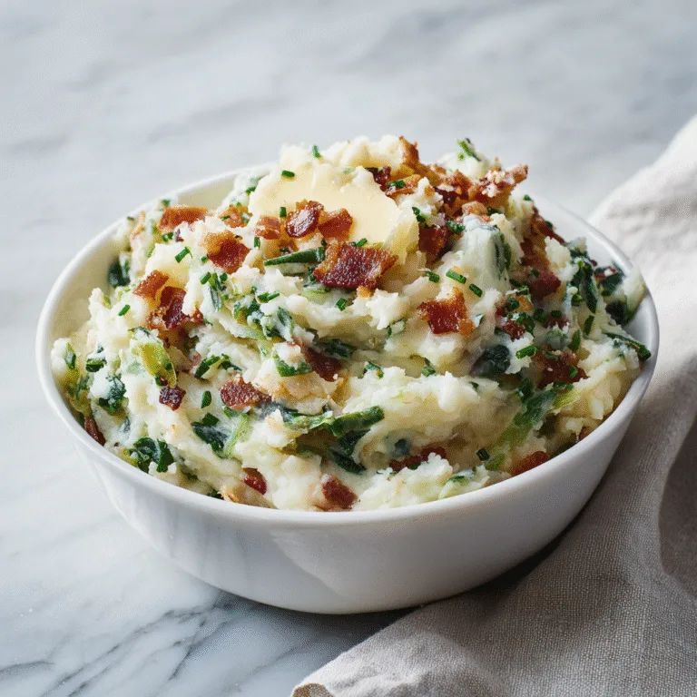 Colcannon with Bacon 🥔🥓 – Irish Comfort Food Done Right