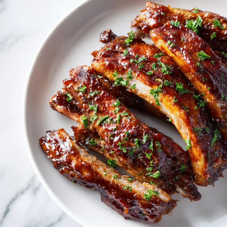 Easy Oven BBQ Country Style Ribs – Tender, Juicy & Foolproof