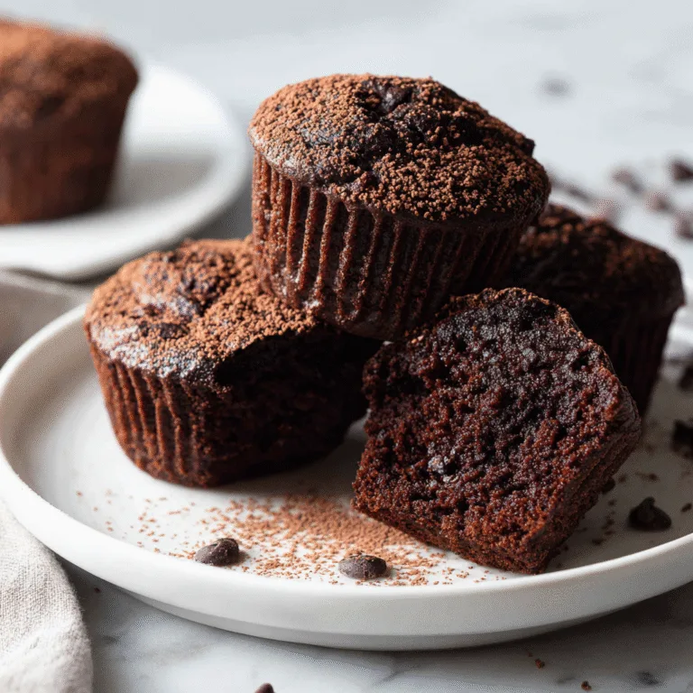 Chocolate Spinach Muffins – Healthy, Kid-Friendly & Delicious!